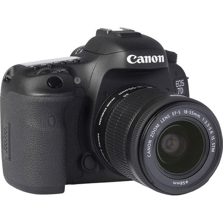EOS 7D SLR - Black + Canon 18-55mm f/3.5-5.6 IS STM f/3.5-5.6 