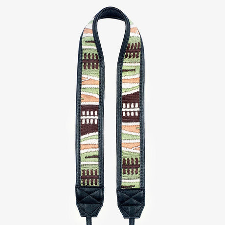 Jaipur #113 - Fabric & Leather camera strap