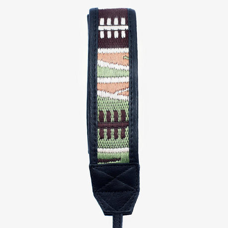 Jaipur #113 - Fabric & Leather camera strap