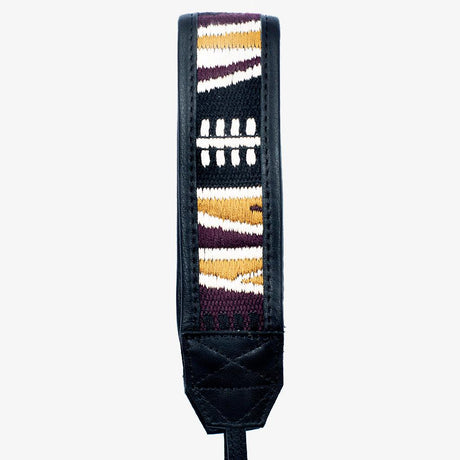 Jaipur #111 - Fabric & Leather camera strap