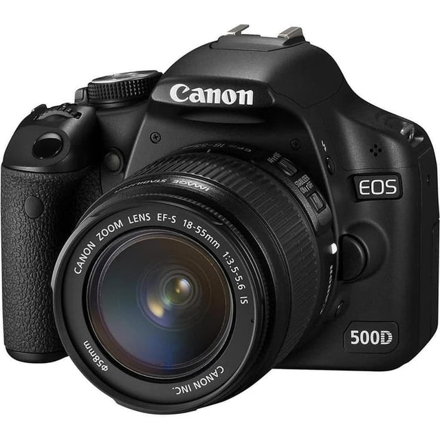 Réflex EOS 500D - Black + Canon EF-S 18-55mm f/3.5-5.6 III de segunda mano en Camera Market