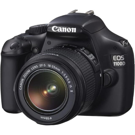 EOS 1100D SLR - Black + Canon EF-S 18-55 mm f/3.5-5.6 IS f/3.5-5.6