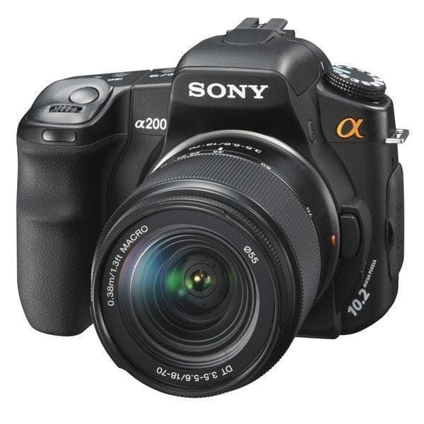 Alpha DSLR-A200 Reflex - Black + Sony Sony 18-70mm f/3.5-5.6 AF DT f/3.5-5.6 de segunda mano en Camera Market