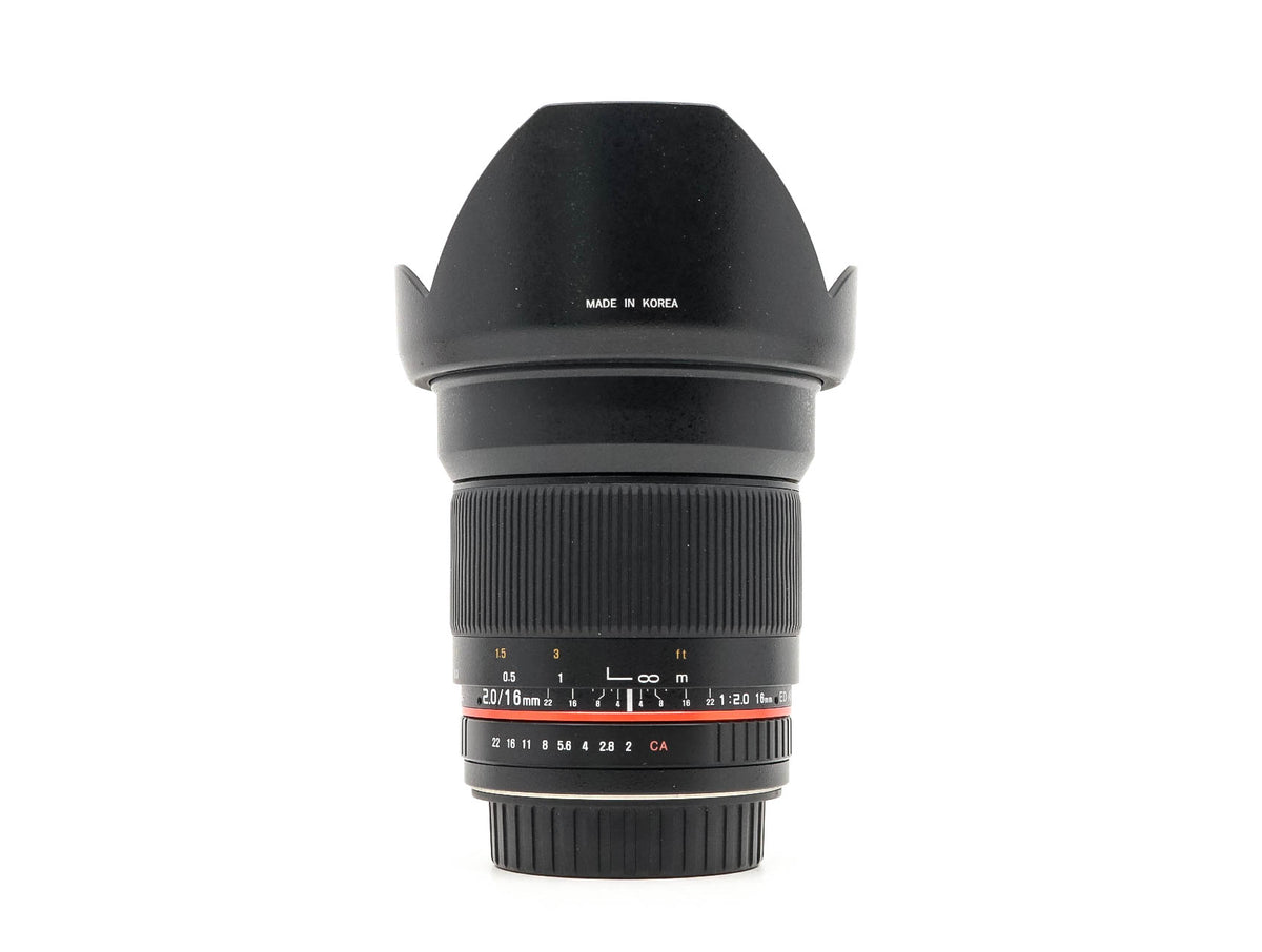 Walimex Pro 16mm f/2 ED AS UMC CS - Canon EF-S Fit · imagen principal