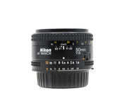Nikon AF Nikkor 50mm f/1.8 de segunda mano en Camera Market