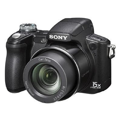 Cyber-shot DSC-H50 Compact Camera - Black + Sony Vario-Tessar Lens 31-465 mm f/2.7-4.5 f/2.7-4.5