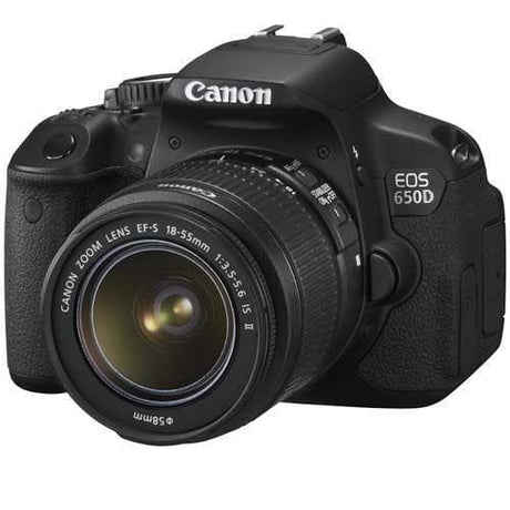 EOS 650D SLR - Black + Canon EF-S 18-55 mm f/3.5-5.6 IS II f/3.5-5.6