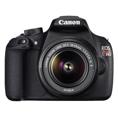 EOS Rebel T5 SLR - Black + Canon EF-S 18-55 mm f/3.5-5.6 IS STM f/3.5-5.6 