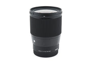 Sigma 16mm f1.4 DC DN Contemporary de segunda mano en Camera Market