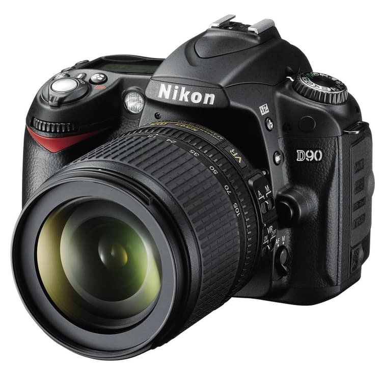 D90 SLR - Black + Nikon Nikkor 18-70 mm f/3.5-4.5G DX ED f/3.5-4.5G · main image