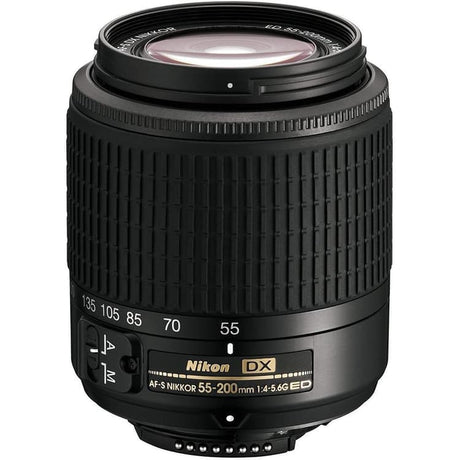 D3000 SLR - Black + Nikon AF-S DX Nikkor 18-55mm f/3.5-5.6G ED + Nikon AF-S DX Nikkor 55-200mm f/4-5.6G ED f/3.5-5.6 + f/4-5.6 