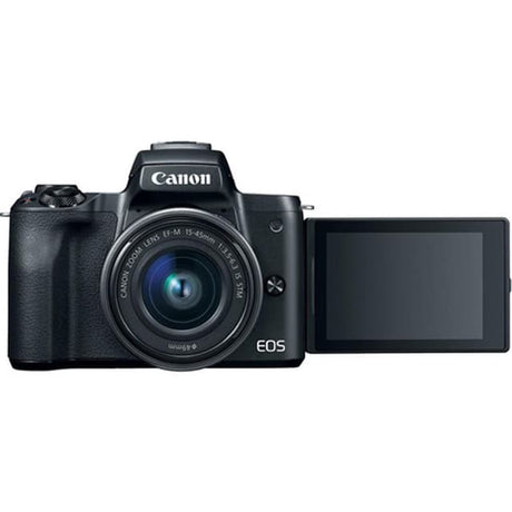 EOS M50 - Black + Canon EOS M50 + Canon Zoom Lens EF-M 15-45mm f/3.5-6.3 IS STM f/3.5-6.3