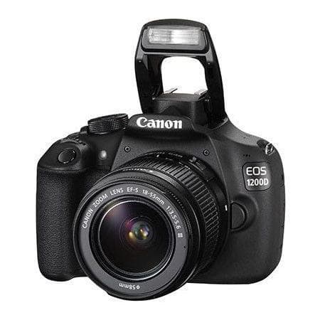 EOS 1200D SLR - Black + Canon EF-S 18-55 mm f/3.5-5.6 IS II f/3.5-5.6