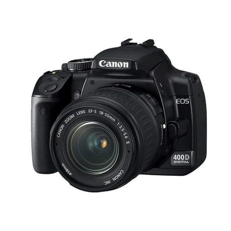 EOS 400D SLR - Black + Canon Zoom Lens EF-S 18-55 mm f/3.5-5.6 II f/3.5-5.6