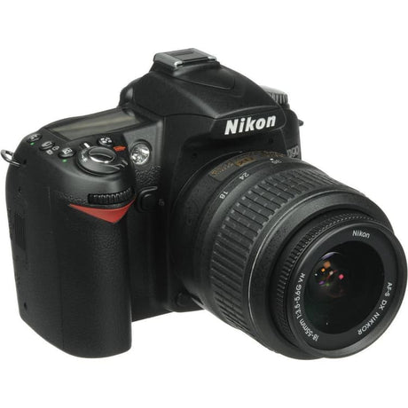 D90 SLR - Black + Nikon AF-S DX Nikkor 18-55mm f/3.5-5.6G VR f/3.5-5.6 