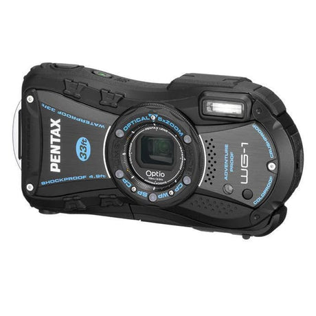 Compact Camera Option WG-1 - Black/Grey + Pentax 5x Zoom 28-140 mm f/3.5 f/3.5