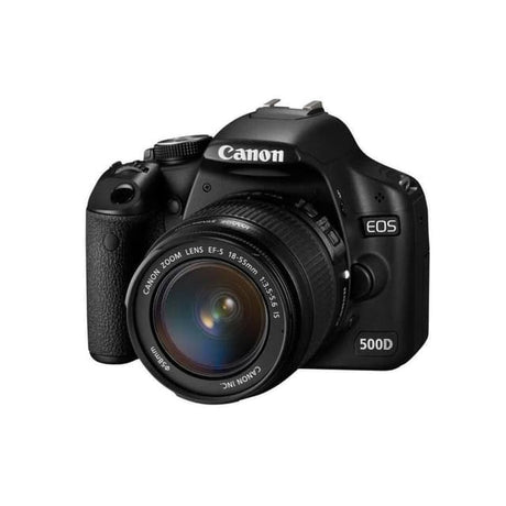 Canon EOS 500D SLR - Black + Canon Zoom Lens EF-S 18-55mm f/3.5-5.6 IS