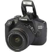 Réflex EOS 2000D - Negro + Canon Zoom Lens EF-S 18-55mm f/3.5-5.6 IS II f/3.5-5.6 de segunda mano en Camera Market