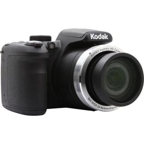 Camera Bridge PixPro AZ365 - Black + Kodak PixPro Aspheric ED Zoom Lens 24-864 mm f/3.0-6.6 f/3.0-6.6 