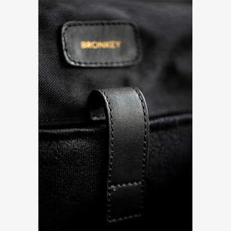 Roma Black Leather Camera Bag