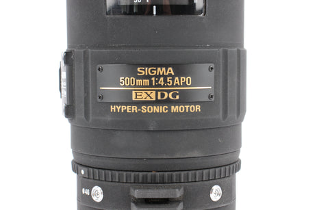 Sigma 500mm f/4.5 EX APO DG HSM - Nikon Fit