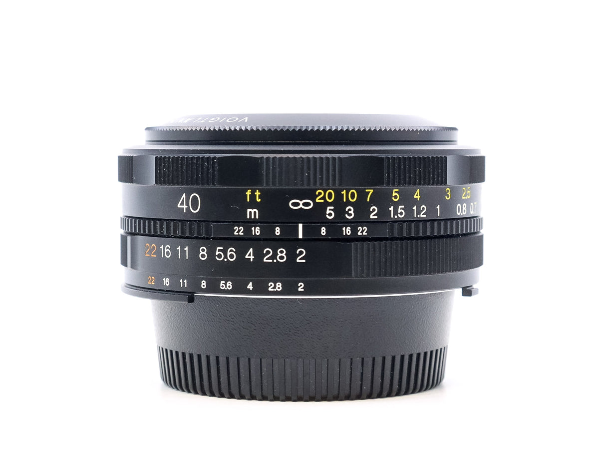 Voigtländer Ultron 40mm f/2 SL II - Nikon Fit · imagen principal