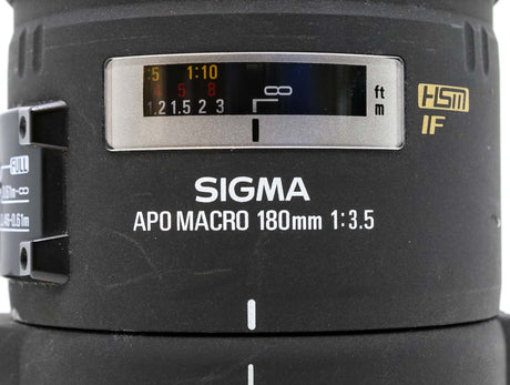 Sigma 180mm f/3.5 EX APO DG Macro - Sigma SA Fit