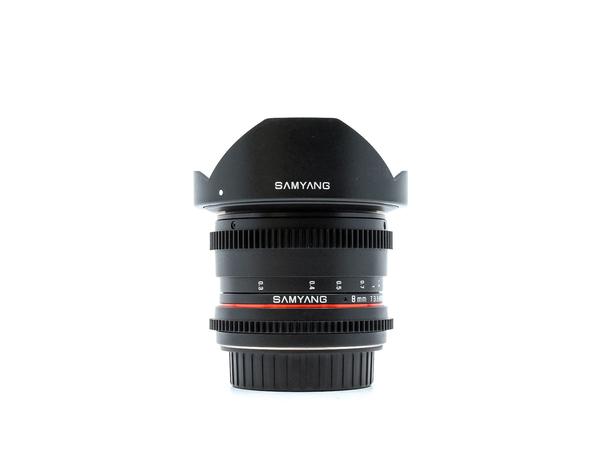 Samyang 8mm T3.8 VDSLR UMC Fisheye CS II - Canon EF fit · imagen principal