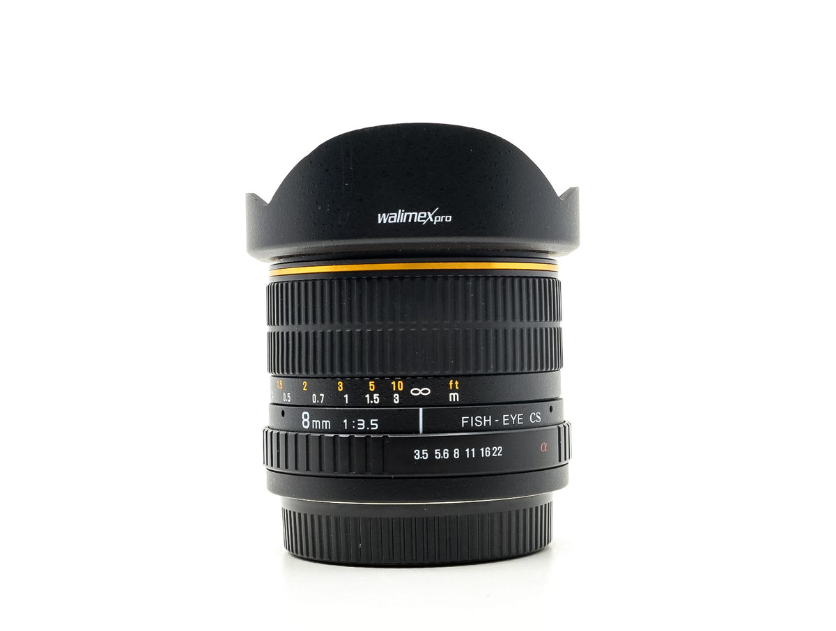 Walimex Pro 8mm f/3.5 CS Fisheye - Sony A Fit · imagen principal