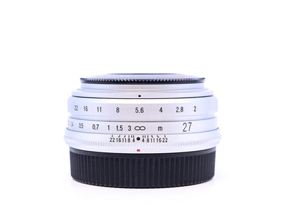 Voigtländer Ultron 27mm f/2 - Fujifilm X Fit