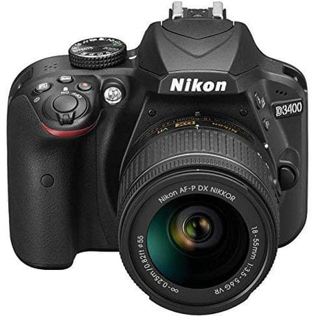 SLR D3400 - Black + Nikon AF-P DX Nikkor 18-55 mm f/3.5-5.6G VR