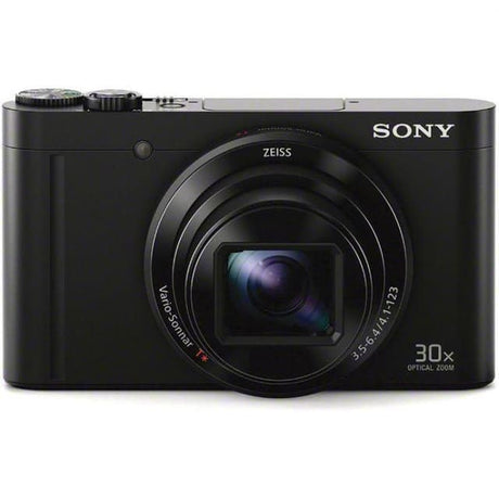 Cyber-shot DSC-WX500 Compact Camera - Black + ZEISS Vario-Sonnar T* 24-720 mm f/3.5-6.4 f/3.5-6.4