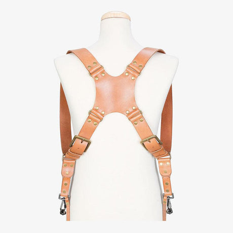 Berlin #503 - Tanned dual leather camera strap