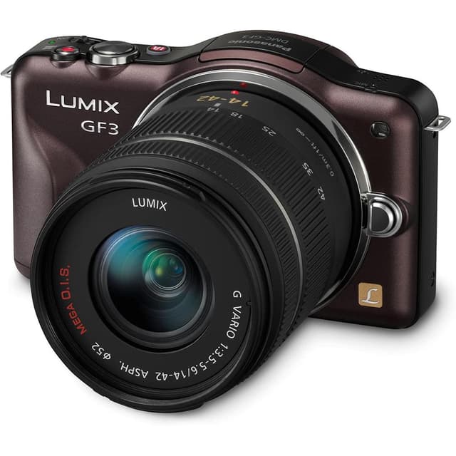 Panasonic DMC-GF3 - Brown + Panasonic Lumix G Vario 14-42mm f/3.5-5.6 ASPH. MEGA OIS f/3.5-5.6 · main image