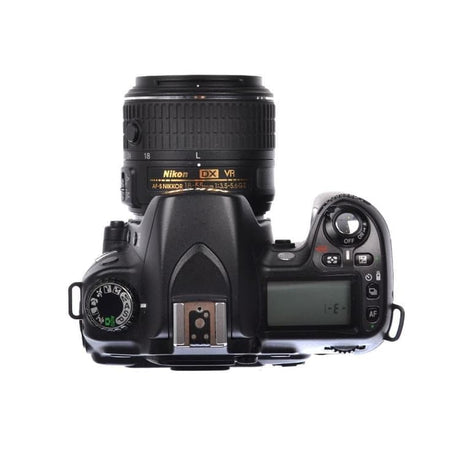 D80 SLR - Black + Nikon AF-S DX Nikkor 18-55mm f/3.5-5.6G VR f/3.5-5.6 