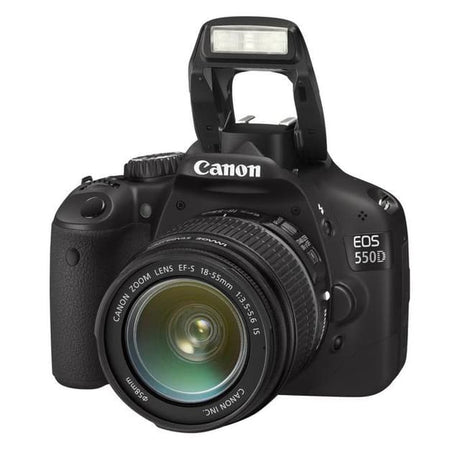 Canon EOS 550D SLR - Black + Canon EF-S 18-55mm f/3.5-4.5 IS