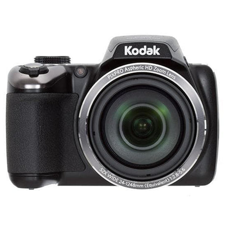 PixPro AZ525 - Black + Kodak PixPro Aspheric HD Zoom Lens 52x Wide 24-1248mm f/2.8-5.6 f/2.8-5.6 