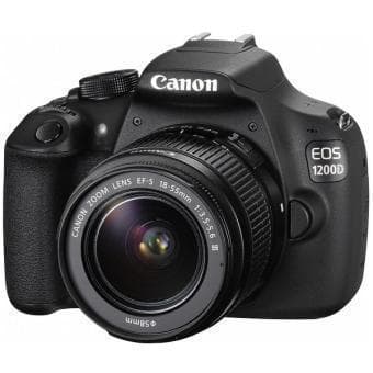 EOS 1200D SLR - Black + Canon Zoom Lens EF-S 18-55mm f/3.5-5.6 III f/3.5-5.6