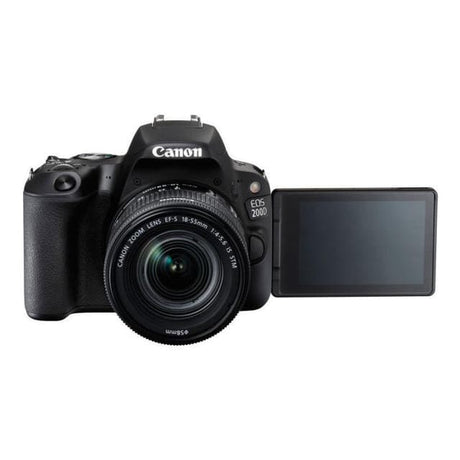 EOS 200D SLR - Black + Canon EF-S 18-55mm f/4-5.6 IS STM f/4-5.6 