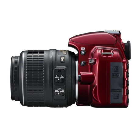 Nikon SLR D3100 - Red + Nikon AF-S DX Nikkor 18-55mm f/3.5-5.6G VR
