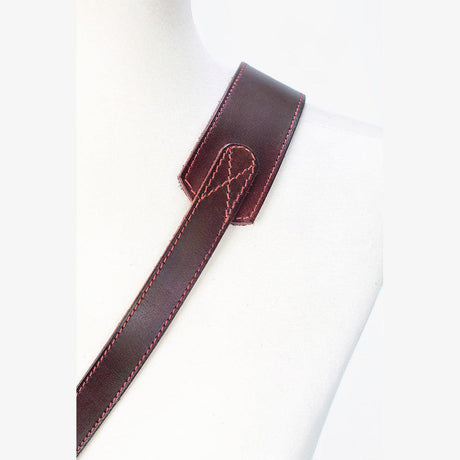 Tokyo #602 - Brown & Red sling leather camera strap