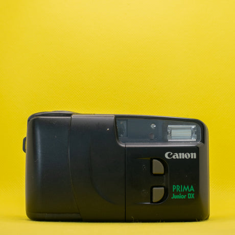 Canon Prima Junior DX - Cámara Analógica Compacta de 35mm Vintage